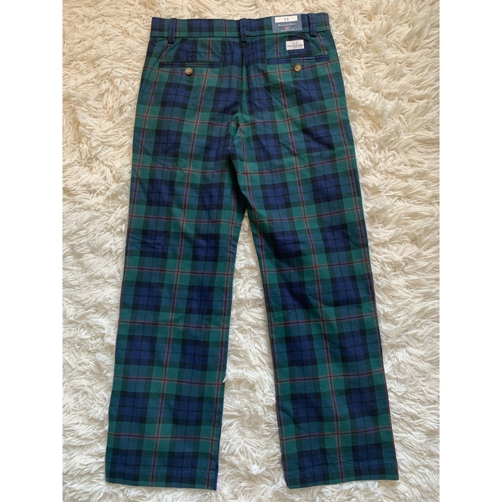 VINEYARDS VINES HOLIDAY PLAID BREAKER PANT - Picture 3 of 5